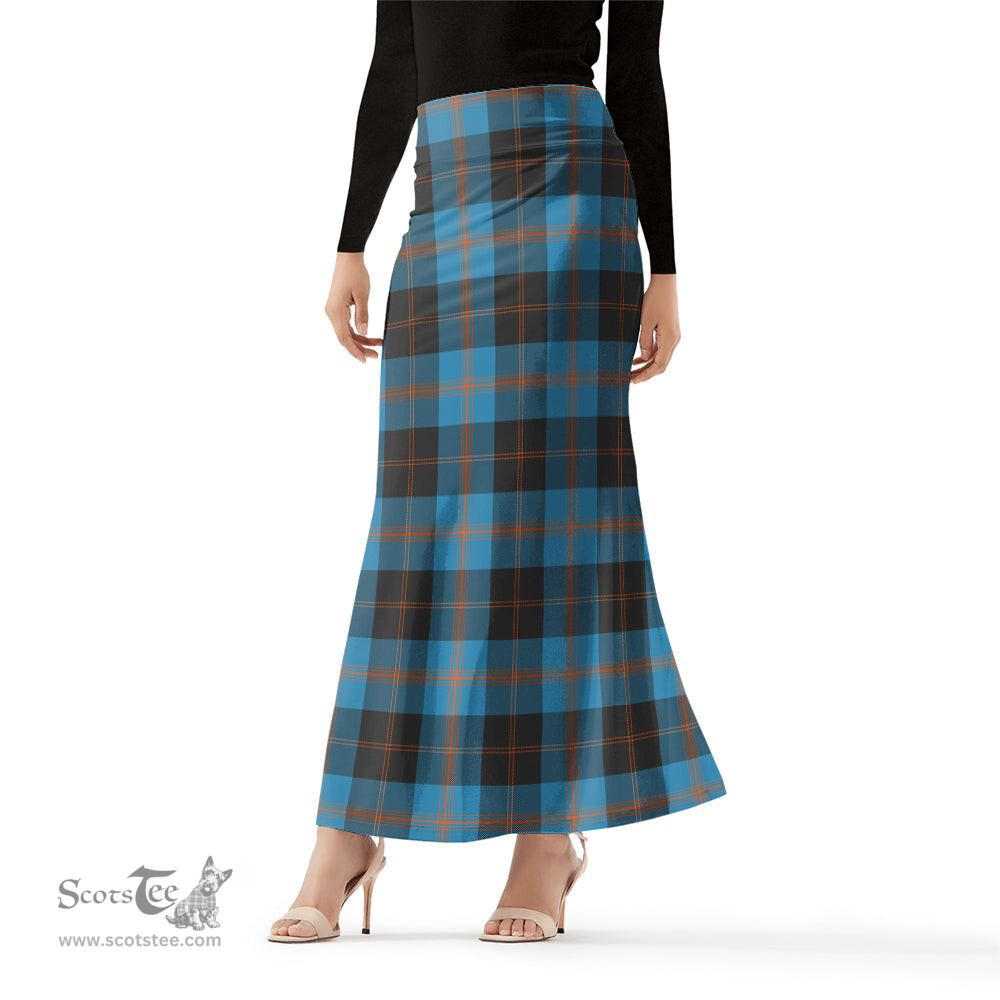 Scottish Horsburgh Tartan Womens Full Length Skirt - Tartan Skirt Knee Length Scottish Plaid Tartan Plaid - ScotsTee - scotstee.com