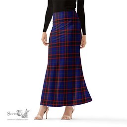 Scottish Home Modern Tartan Womens Full Length Skirt - Tartan Skirt Knee Length Scottish Plaid Tartan Plaid - ScotsTee - scotstee.com