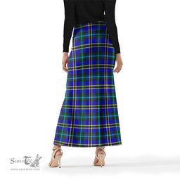 Scottish Hope Modern Tartan Womens Full Length Skirt - Tartan Skirt Knee Length Scottish Plaid Tartan Plaid - ScotsTee - scotstee.com