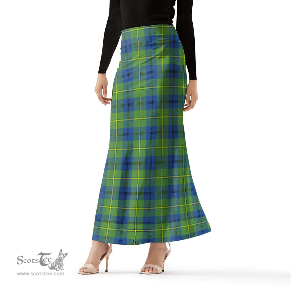 Scottish Johnstone-Johnston Ancient Tartan Womens Full Length Skirt - Tartan Skirt Knee Length Scottish Plaid Tartan Plaid - ScotsTee - scotstee.com