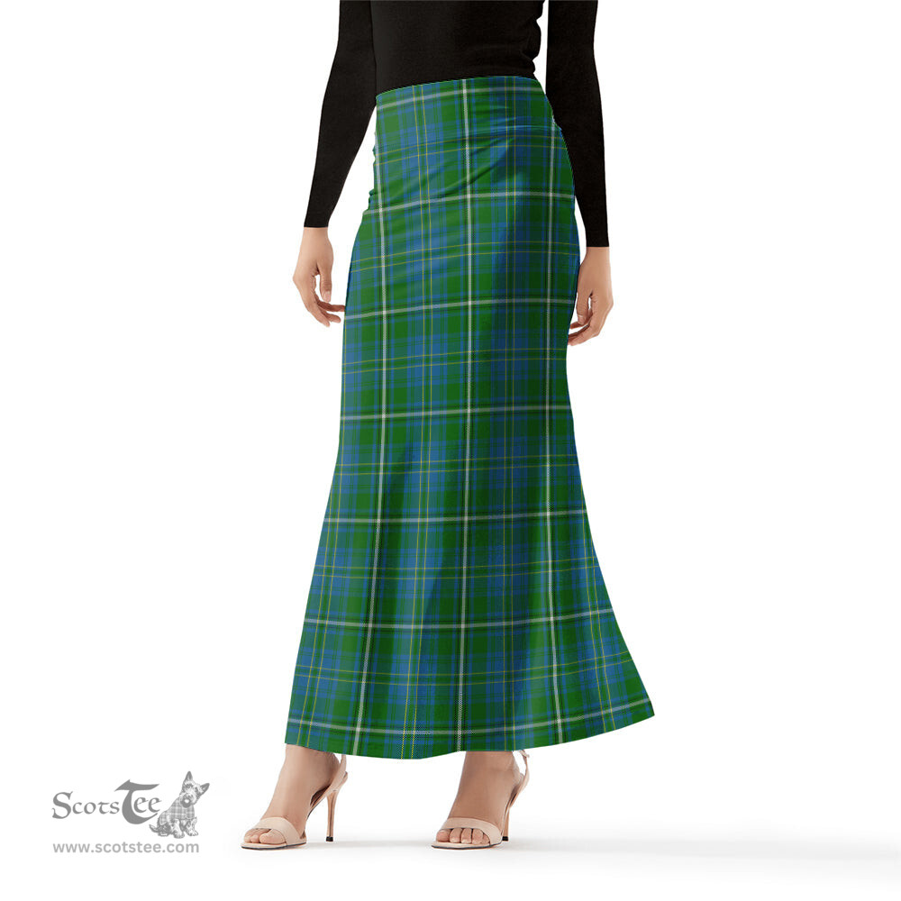 Scottish Hay Hunting Tartan Womens Full Length Skirt - Tartan Skirt Knee Length Scottish Plaid Tartan Plaid - ScotsTee - scotstee.com