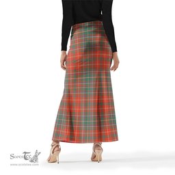 Scottish MacDougall Ancient Tartan Womens Full Length Skirt - Tartan Skirt Knee Length Scottish Plaid Tartan Plaid - ScotsTee - scotstee.com