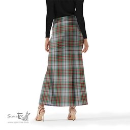 Scottish MacBain Dress Tartan Womens Full Length Skirt - Tartan Skirt Knee Length Scottish Plaid Tartan Plaid - ScotsTee - scotstee.com
