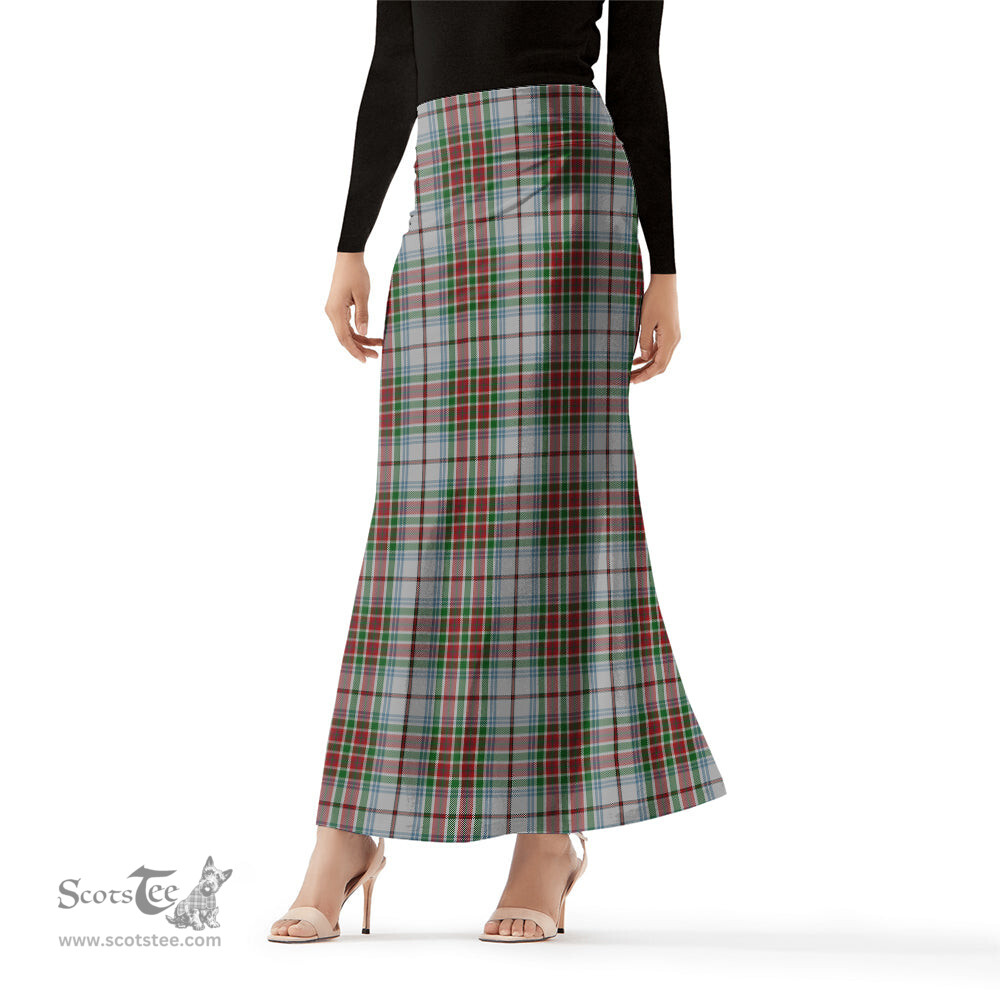 Scottish MacBain Dress Tartan Womens Full Length Skirt - Tartan Skirt Knee Length Scottish Plaid Tartan Plaid - ScotsTee - scotstee.com