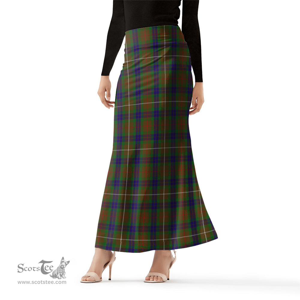 Scottish Fraser Hunting Tartan Womens Full Length Skirt - Tartan Skirt Knee Length Scottish Plaid Tartan Plaid - ScotsTee - scotstee.com