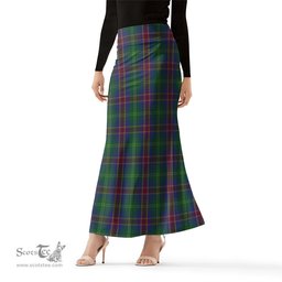 Scottish Hart of Scotland Tartan Womens Full Length Skirt - Tartan Skirt Knee Length Scottish Plaid Tartan Plaid - ScotsTee - scotstee.com
