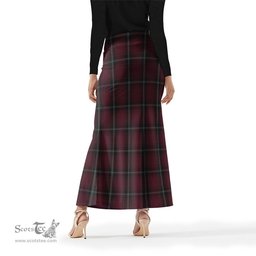 Scottish Llewellen of Wales Tartan Womens Full Length Skirt - Tartan Skirt Knee Length Scottish Plaid Tartan Plaid - ScotsTee - scotstee.com