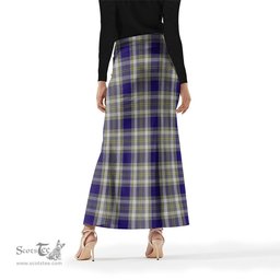 Scottish Livingston Dress Tartan Womens Full Length Skirt - Tartan Skirt Knee Length Scottish Plaid Tartan Plaid - ScotsTee - scotstee.com