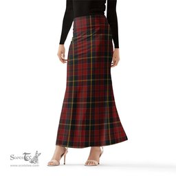 Scottish MacAlister of Skye Tartan Womens Full Length Skirt - Tartan Skirt Knee Length Scottish Plaid Tartan Plaid - ScotsTee - scotstee.com