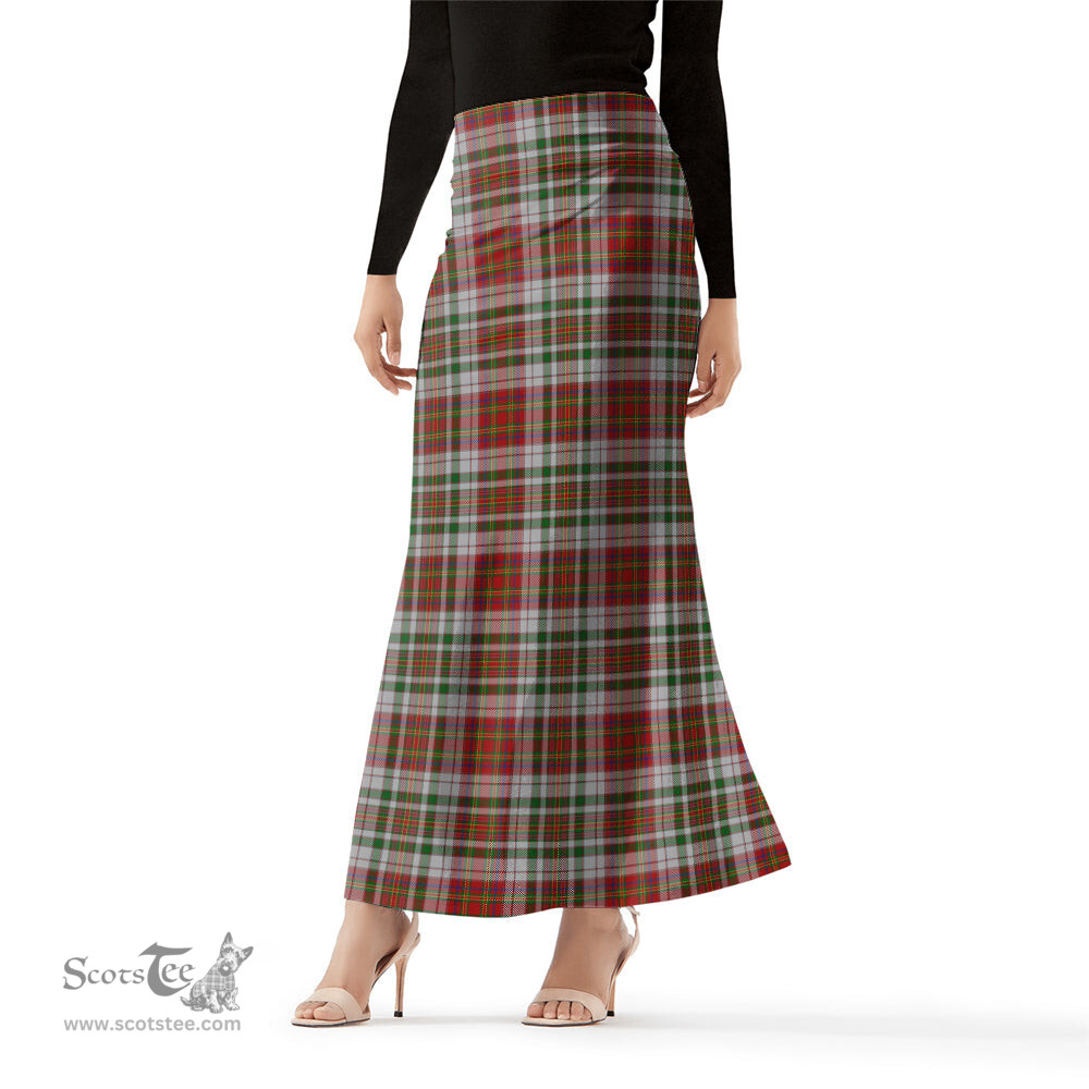 Scottish MacAlister Dress Tartan Womens Full Length Skirt - Tartan Skirt Knee Length Scottish Plaid Tartan Plaid - ScotsTee - scotstee.com