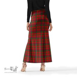 Scottish MacColl Tartan Womens Full Length Skirt - Tartan Skirt Knee Length Scottish Plaid Tartan Plaid - ScotsTee - scotstee.com