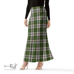 Scottish Hay White Dress Tartan Womens Full Length Skirt - Tartan Skirt Knee Length Scottish Plaid Tartan Plaid - ScotsTee - scotstee.com