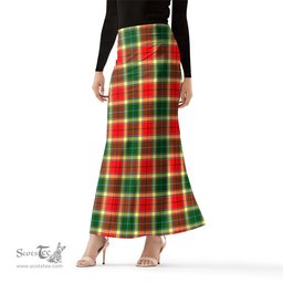 Scottish Gibsone (Gibson-Gibbs) Tartan Womens Full Length Skirt - Tartan Skirt Knee Length Scottish Plaid Tartan Plaid - ScotsTee - scotstee.com