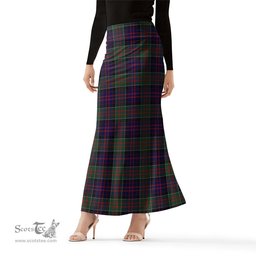 Scottish MacDonald of Clan Ranald Tartan Womens Full Length Skirt - Tartan Skirt Knee Length Scottish Plaid Tartan Plaid - ScotsTee - scotstee.com