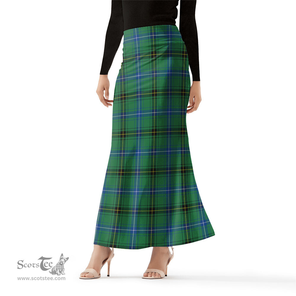 Scottish Henderson Ancient Tartan Womens Full Length Skirt - Tartan Skirt Knee Length Scottish Plaid Tartan Plaid - ScotsTee - scotstee.com
