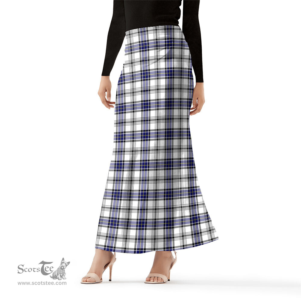 Scottish Hannay Modern Tartan Womens Full Length Skirt - Tartan Skirt Knee Length Scottish Plaid Tartan Plaid - ScotsTee - scotstee.com