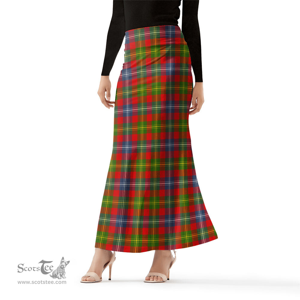 Scottish Forrester Tartan Womens Full Length Skirt - Tartan Skirt Knee Length Scottish Plaid Tartan Plaid - ScotsTee - scotstee.com