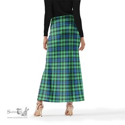 Scottish Graham of Montrose Ancient Tartan Womens Full Length Skirt - Tartan Skirt Knee Length Scottish Plaid Tartan Plaid - ScotsTee - scotstee.com