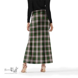 Scottish MacKinnon Dress Tartan Womens Full Length Skirt - Tartan Skirt Knee Length Scottish Plaid Tartan Plaid - ScotsTee - scotstee.com