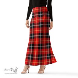 Scottish Majoribanks Tartan Womens Full Length Skirt - Tartan Skirt Knee Length Scottish Plaid Tartan Plaid - ScotsTee - scotstee.com