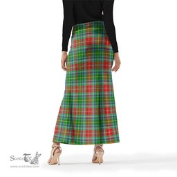 Scottish Muirhead Tartan Womens Full Length Skirt - Tartan Skirt Knee Length Scottish Plaid Tartan Plaid - ScotsTee - scotstee.com
