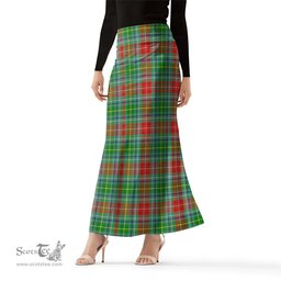 Scottish Muirhead Tartan Womens Full Length Skirt - Tartan Skirt Knee Length Scottish Plaid Tartan Plaid - ScotsTee - scotstee.com