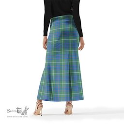 Scottish MacIntyre Hunting Ancient Tartan Womens Full Length Skirt - Tartan Skirt Knee Length Scottish Plaid Tartan Plaid - ScotsTee - scotstee.com