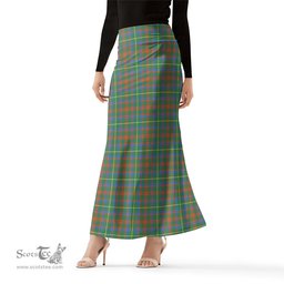 Scottish MacIntosh Hunting Ancient Tartan Womens Full Length Skirt - Tartan Skirt Knee Length Scottish Plaid Tartan Plaid - ScotsTee - scotstee.com