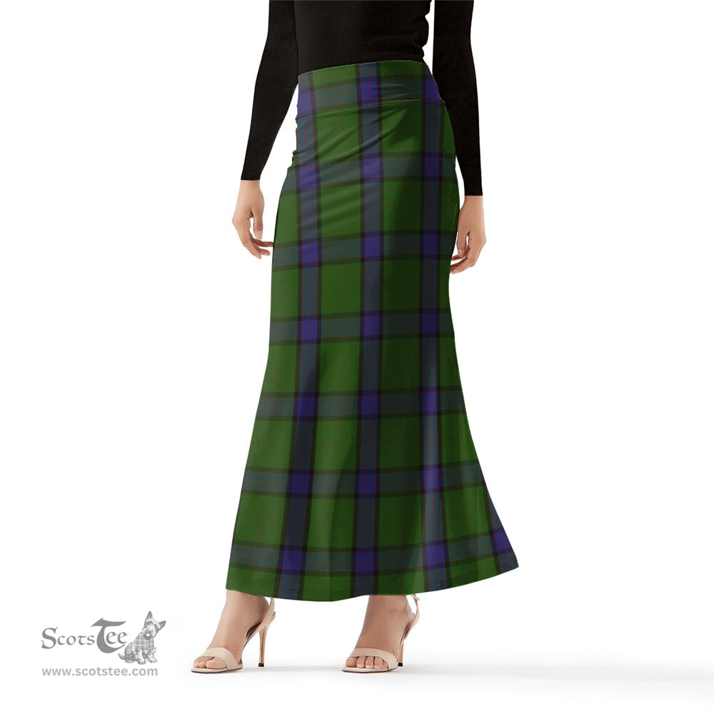 Scottish MacWilliam Hunting Tartan Womens Full Length Skirt - Tartan Skirt Knee Length Scottish Plaid Tartan Plaid - ScotsTee - scotstee.com