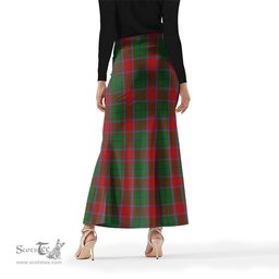Scottish MacPhail Blue Bands Tartan Womens Full Length Skirt - Tartan Skirt Knee Length Scottish Plaid Tartan Plaid - ScotsTee - scotstee.com