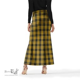 Scottish MacLeod Tartan Womens Full Length Skirt - Tartan Skirt Knee Length Scottish Plaid Tartan Plaid - ScotsTee - scotstee.com