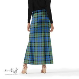 Scottish MacLeod of Harris Ancient Tartan Womens Full Length Skirt - Tartan Skirt Knee Length Scottish Plaid Tartan Plaid - ScotsTee - scotstee.com
