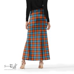 Scottish MacLachlan Ancient Tartan Womens Full Length Skirt - Tartan Skirt Knee Length Scottish Plaid Tartan Plaid - ScotsTee - scotstee.com