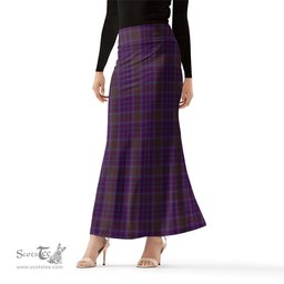Scottish Phillips Tartan Womens Full Length Skirt - Tartan Skirt Knee Length Scottish Plaid Tartan Plaid - ScotsTee - scotstee.com