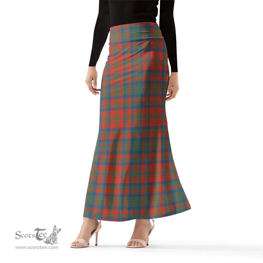 Scottish Matheson Ancient Tartan Womens Full Length Skirt - Tartan Skirt Knee Length Scottish Plaid Tartan Plaid - ScotsTee - scotstee.com