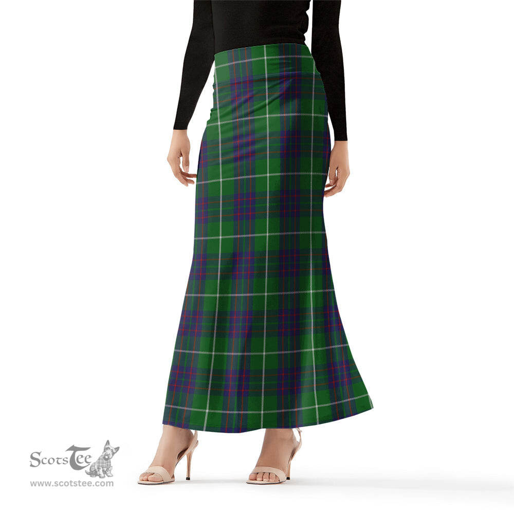 Scottish MacIntyre Hunting Tartan Womens Full Length Skirt - Tartan Skirt Knee Length Scottish Plaid Tartan Plaid - ScotsTee - scotstee.com