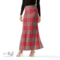 Scottish Moubray Tartan Womens Full Length Skirt - Tartan Skirt Knee Length Scottish Plaid Tartan Plaid - ScotsTee - scotstee.com