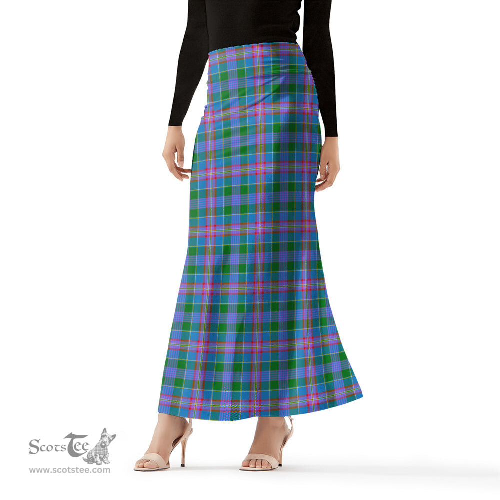 Scottish Ralston Tartan Womens Full Length Skirt - Tartan Skirt Knee Length Scottish Plaid Tartan Plaid - ScotsTee - scotstee.com