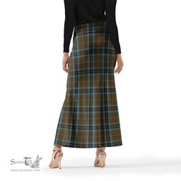 Scottish MacTavish Hunting Tartan Womens Full Length Skirt - Tartan Skirt Knee Length Scottish Plaid Tartan Plaid - ScotsTee - scotstee.com