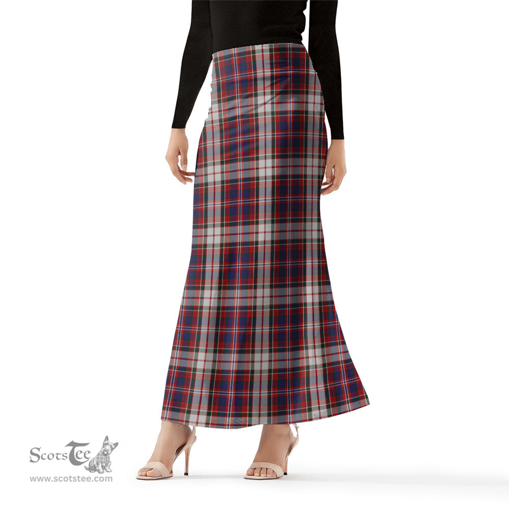 Scottish MacFarlane Dress Tartan Womens Full Length Skirt - Tartan Skirt Knee Length Scottish Plaid Tartan Plaid - ScotsTee - scotstee.com