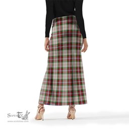 Scottish MacLean Dress Tartan Womens Full Length Skirt - Tartan Skirt Knee Length Scottish Plaid Tartan Plaid - ScotsTee - scotstee.com