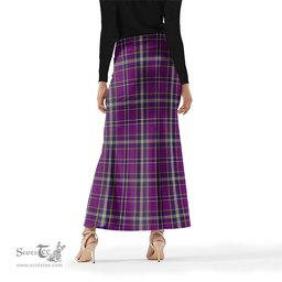 Scottish O'Riagain Tartan Womens Full Length Skirt - Tartan Skirt Knee Length Scottish Plaid Tartan Plaid - ScotsTee - scotstee.com