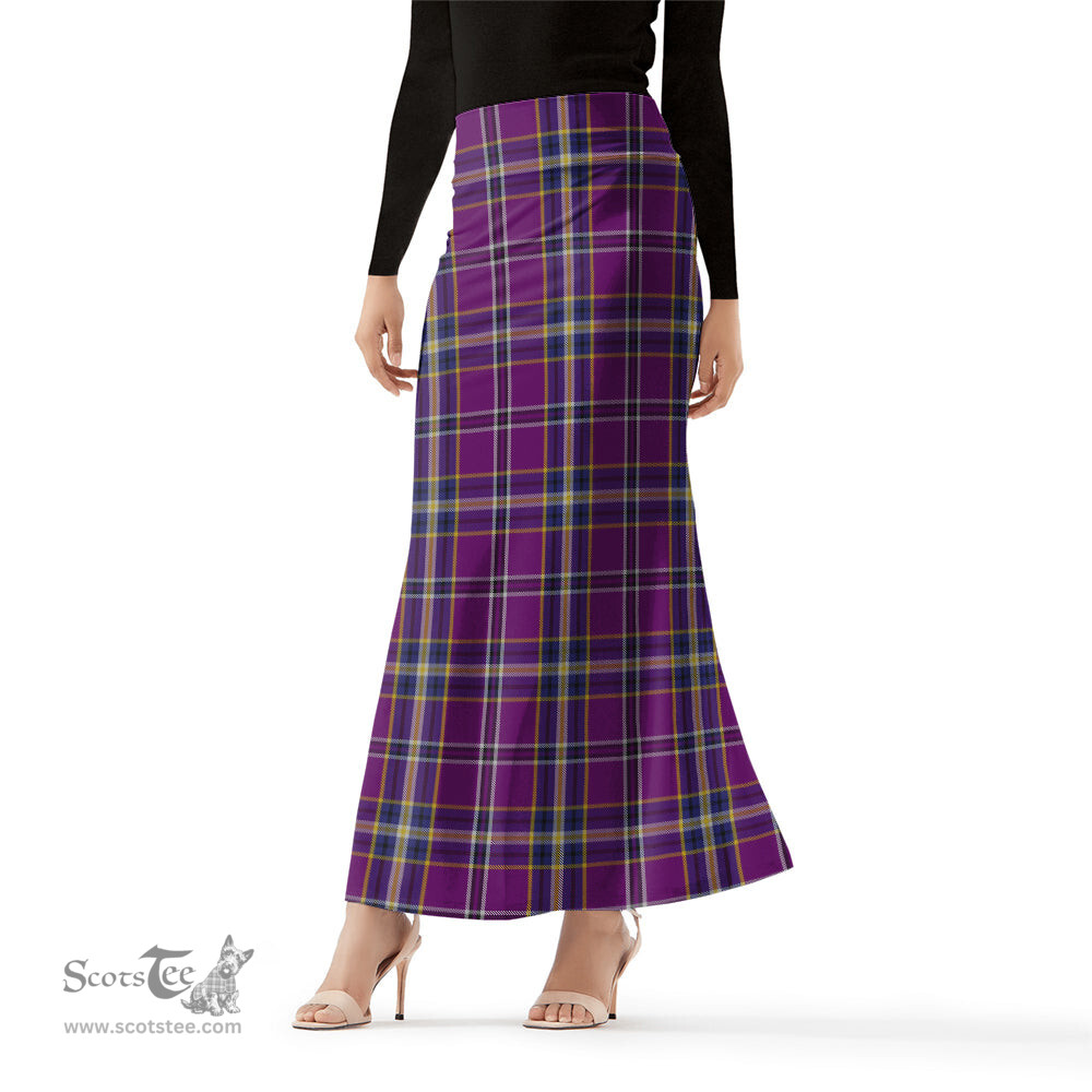 Scottish O'Riagain Tartan Womens Full Length Skirt - Tartan Skirt Knee Length Scottish Plaid Tartan Plaid - ScotsTee - scotstee.com