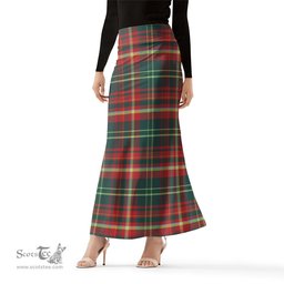 Scottish New Brunswick Province Canada Tartan Womens Full Length Skirt - Tartan Skirt Knee Length Scottish Plaid Tartan Plaid - ScotsTee - scotstee.com