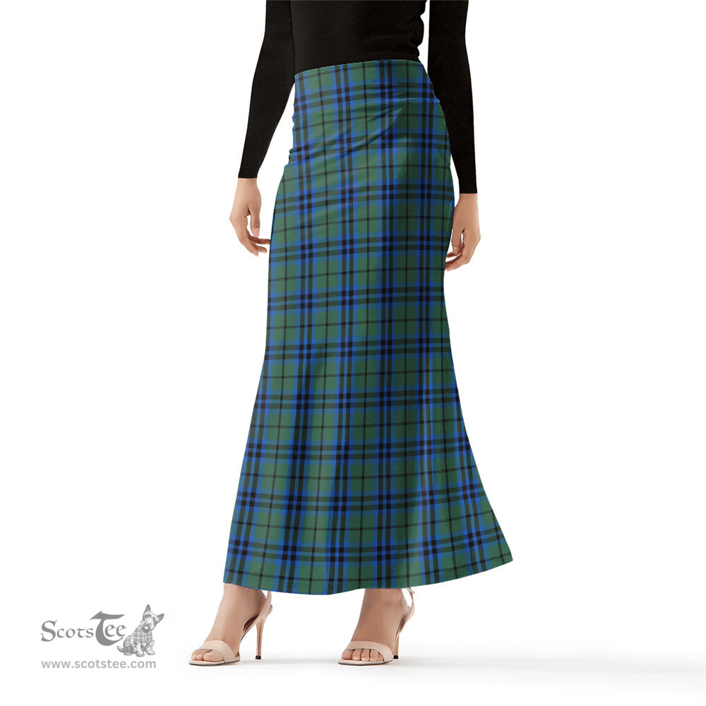 Scottish Marshall Tartan Womens Full Length Skirt - Tartan Skirt Knee Length Scottish Plaid Tartan Plaid - ScotsTee - scotstee.com