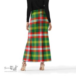 Scottish Northwest Territories Canada Tartan Womens Full Length Skirt - Tartan Skirt Knee Length Scottish Plaid Tartan Plaid - ScotsTee - scotstee.com