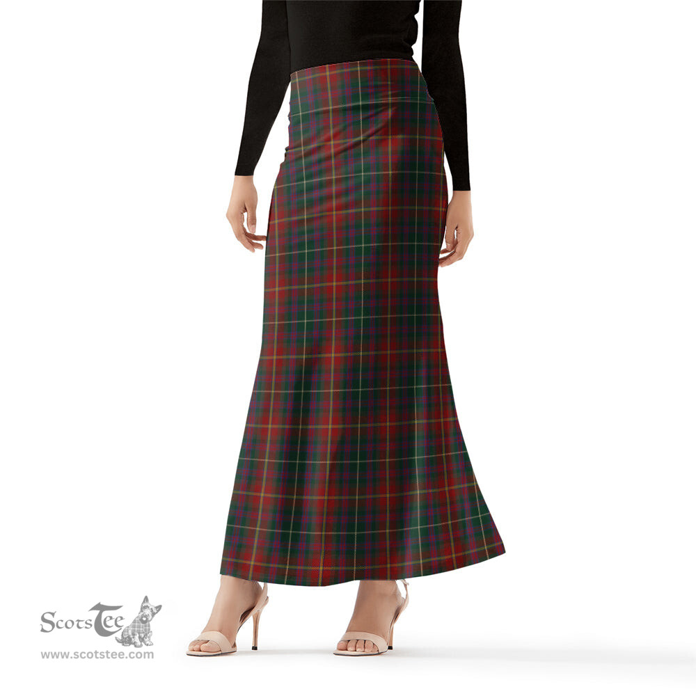 Scottish Meath County Ireland Tartan Womens Full Length Skirt - Tartan Skirt Knee Length Scottish Plaid Tartan Plaid - ScotsTee - scotstee.com