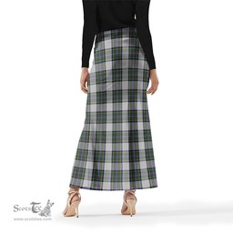 Scottish Pritchard Tartan Womens Full Length Skirt - Tartan Skirt Knee Length Scottish Plaid Tartan Plaid - ScotsTee - scotstee.com
