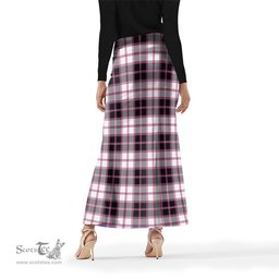 Scottish MacPherson Hunting Modern Tartan Womens Full Length Skirt - Tartan Skirt Knee Length Scottish Plaid Tartan Plaid - ScotsTee - scotstee.com