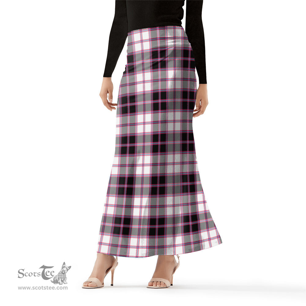 Scottish MacPherson Hunting Modern Tartan Womens Full Length Skirt - Tartan Skirt Knee Length Scottish Plaid Tartan Plaid - ScotsTee - scotstee.com